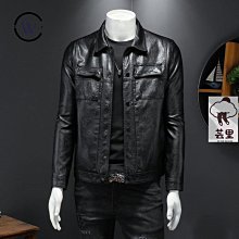 皮衣 韓系潮流翻領棒球拼接夾克 棒球外套 夾克 寬鬆【TJ8985】現貨＋預購 歷史價格詳細信息