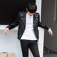 特賣- 秋冬款男裝真皮皮衣男輕商務翻領皮夾克羊皮鱷魚紋潮牌款夾克 歷史價格詳細信息