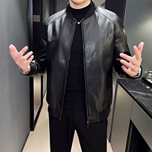 山羊皮皮衣男真皮皮衣中老年爸爸商務休閑海寧春秋冬皮夾克外套A881471 歷史價格詳細信息