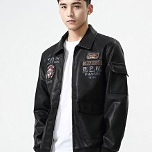特賣- 男士皮衣西裝領皮夾克真皮皮衣男中青年休閑修身皮西服外套 歷史價格詳細信息