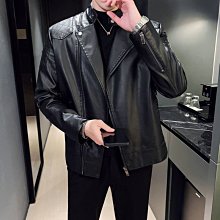 特賣- 真皮皮衣男綿羊皮印花潮男士皮夾克外套男式棒球服 歷史價格詳細信息