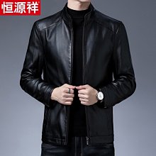 特賣- 新款真皮皮衣男秋冬款加厚皮夾克修身皮衣外套帥氣休閑機車服 歷史價格詳細信息