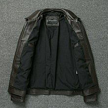 特賣- 撿漏牛仔皮夾克 純頭層牛皮真皮皮衣男 石磨做舊美式外套 歷史價格詳細信息