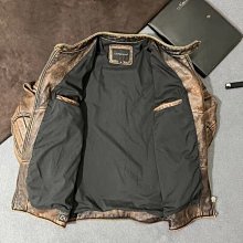 特賣- 頭層鹿皮真皮皮衣男短款翻領中年商務休閑皮夾克外套 歷史價格詳細信息