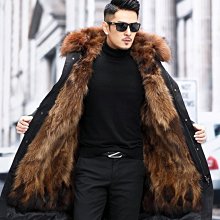 特賣- 皮毛一體男真皮衣外套加厚綿羊皮夾克男冬季加絨中年裝 歷史價格詳細信息