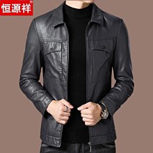 特賣- 真皮皮衣男綿羊皮印花潮男士皮夾克外套男式棒球服 歷史價格詳細信息