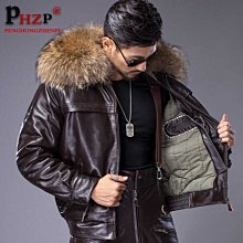 特賣- 男士真皮皮衣頭層厚羊皮商務休閑中老年爸爸裝真皮外套#1711 歷史價格詳細信息