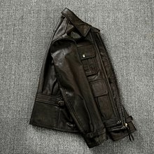 山羊皮皮衣男真皮皮衣中老年爸爸商務休閑海寧春秋冬皮夾克外套A881471 歷史價格詳細信息