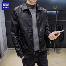 特賣- 真皮皮衣男春秋款新款男士外套韓版潮流修身帥氣機車夾克男py 歷史價格詳細信息