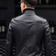 冬季新款男士皮衣皮夾克羽絨服短款狐貍毛領青年修身休閑外套-毛毛男裝 歷史價格詳細信息