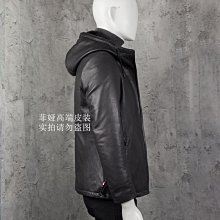 特賣- 男士連帽皮衣秋冬季皮毛一體潮流加絨加厚皮夾克皮草外套 歷史價格詳細信息