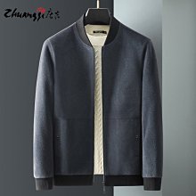 精選商務夾克爸爸裝外套大尺碼外套男休閒外套6折 夾克外套男春秋款新款中老年男士休閒寬鬆中年夾-時尚男裝 歷史價格詳細信息