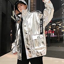 【台北周先生】現貨 美式休閒風衣 寬鬆 暗黑藝術風 造型 個性 薄款 連帽外套 潮流 歷史價格詳細信息