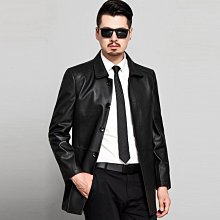 中年男士皮草羊皮皮衣新品2023秋季休閑V領真皮皮衣羊皮衣潮外套A893718 歷史價格詳細信息