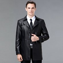 男裝真皮皮衣2023皮衣男士綿羊皮翻領短款商務休閑外套秋冬薄款海寧皮衣爸爸裝外套A88612 歷史價格詳細信息