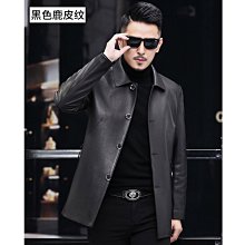 翻領皮衣男士19新款韓版修身潮流青年帥氣男加絨加厚皮夾克外套-毛毛男裝 歷史價格詳細信息