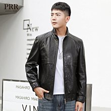 真皮皮衣，男款立領修身保暖外套，細微瑕，胸圍110袖長61肩 歷史價格詳細信息