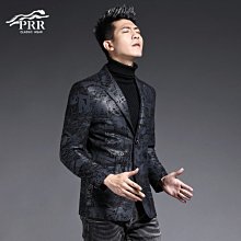 (男士薄外套) 海寧皮衣男西裝領中年男士外套春秋薄款中青年皮夾克虎虎男裝 歷史價格詳細信息