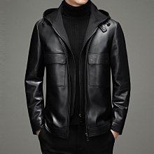男裝真皮皮衣2023皮衣男士綿羊皮翻領短款商務休閑外套秋冬薄款海寧皮衣爸爸裝外套A88612 歷史價格詳細信息