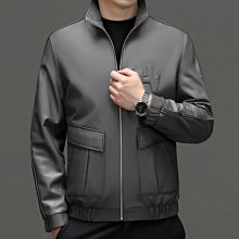 男裝真皮皮衣2023皮衣男士綿羊皮翻領短款商務休閑外套秋冬薄款海寧皮衣爸爸裝外套A88612 歷史價格詳細信息