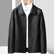 男裝真皮皮衣2023男士皮草皮衣外套都市休閑翻領冬季男中長款皮衣外套潮外套A893734 歷史價格詳細信息