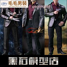16 男潮流兵人衣服 可動人偶  T-800 機車版 阿諾皮衣套裝-毛毛男裝 歷史價格詳細信息