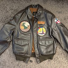 Avirex 羊羔皮夾克 聯合國創始會員國國旗 美國製 made in USA 年代產品保管良好 歷史價格詳細信息