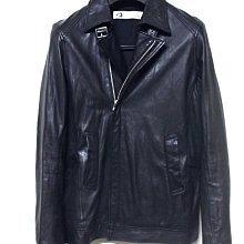 【TOKYO  嚴選】日本品牌MICHEL KLEIN 型男合身窄版立領羊皮騎士連帽皮衣 真皮 歷史價格詳細信息