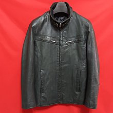 【全面優惠價】日本品牌JUN MEN  頂級高檔柔軟羊皮簡約素面百褡紳士大衣 真皮 歷史價格詳細信息