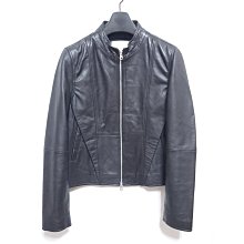 【型男逸品】日本品牌MICHEL KLEIN 頂級窄版立領俐落型男柔軟羊皮騎士皮衣 真皮 歷史價格詳細信息