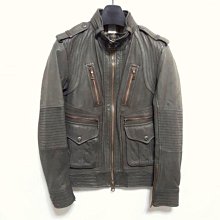 【優惠超值】日本品牌 DIABRO型男素面合身利落立領羊皮騎士皮衣 真皮 歷史價格詳細信息