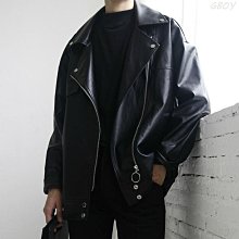 夾克外套男  男生外套  皮夾克男  皮衣男  皮外套男  復古派克服男 寬鬆機車PU皮衣  夾克短版防風外套-時尚男裝 歷史價格詳細信息