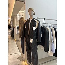 拼接皮衣外套男士2022新款春秋季潮牌痞帥精神小伙男裝皮夾克上衣-促銷 歷史價格詳細信息