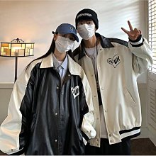 皮衣外套男 拼色毛巾繡情侶外套 春秋港風翻領夾克 價格比較,價格查詢,歷史價格詳細信息