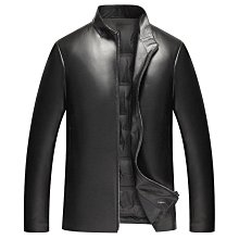 新品 1021 HNAT X2秋冬新款真皮皮衣男立領牛皮夾克韓版商務男裝 可開發票 歷史價格詳細信息