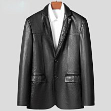秋冬新款油蠟頭層牛皮真皮皮衣男連帽中長款修身皮大衣夾克外套男-毛毛男裝 歷史價格詳細信息