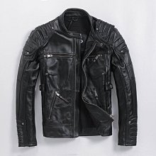 新品 1101 YXDYG 日系新品修身男裝機車皮衣頭層綿羊皮做皺賽車服皮夾克真皮皮衣男 可開發票 歷史價格詳細信息