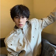 cleanfit刺度皮衣美式復古獵裝夾克外套男高級感mikey機車服 歷史價格詳細信息