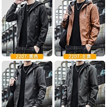 皮衣男鼕季皮衣剋男裝棒球服拚色加絨男士PU皮衣外套男裝 TNJE 歷史價格詳細信息