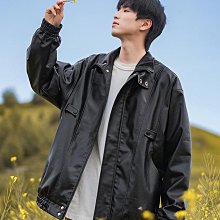 美式工裝皮夾克休閒男裝上衣棒球服外套男 夾克外套男 正韩麂皮外套 歷史價格詳細信息