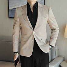 Men’s衣帽間 高質量男性西裝 輕熟風韓版修身男士休閑西服外套 X830斜扣PG9150 30C8 正裝男誘惑 主持人禮服 歷史價格詳細信息