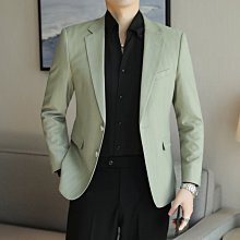 Men’s衣帽間 高質量男性西裝 輕熟風韓版修身男士休閑西服外套 X830斜扣PG9150 30C8 正裝男誘惑 主持人禮服 歷史價格詳細信息