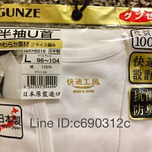【Gunze 郡是】日本製 COOLMAGIC 男士機能涼感 V領 短袖 內衣 T-shirt-白色(涼感舒適) 歷史價格詳細信息