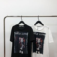 CL童話系列灰姑娘潮牌純棉短袖寬松T恤網紅情侶上衣外貿訂單-靚仔男裝 歷史價格詳細信息