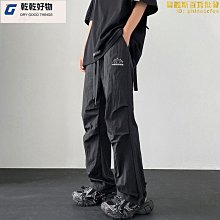 山系休閒褲男春夏季戶外運動防水衝鋒褲潮流痞帥寬鬆直筒工裝長褲 歷史價格詳細信息