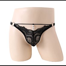 【CoolMan】男士誘惑低腰花色丁字褲 蕾絲透明性感情趣男T褲內褲 貨號：CM740-744 歷史價格詳細信息