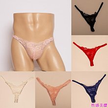 【現貨】男士性感娘娘腔小袋網眼透明蕾絲三角褲丁字褲內衣內衣 性感 丁字褲 情趣 性感 丁字褲 情趣 歷史價格詳細信息