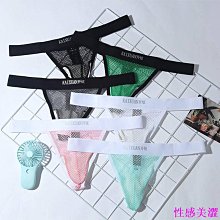 透氣丁字褲男士網孔內褲露臀性感時尚低腰丁字褲 性感 丁字褲 情趣 性感 丁字褲 情趣 歷史價格詳細信息