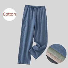 棉質睡褲男長褲春夏薄款格子日系水洗棉布休閒家居長褲情侶女褲子 歷史價格詳細信息