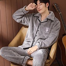 【熱賣精選】珊瑚絨睡衣秋冬款加厚加絨外穿男士學生卡通連帽寬松版家居服套裝 歷史價格詳細信息